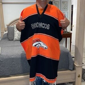 NFL Denver Bronco Graphic Poncho